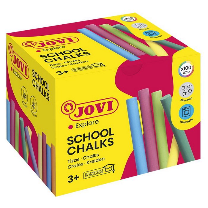 Jovi Školské kriedy farebné 100 ks
