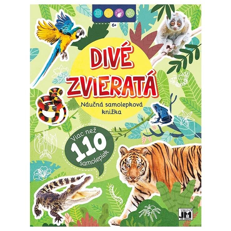 Samolepková knižka Divé zvieratá, 110+
