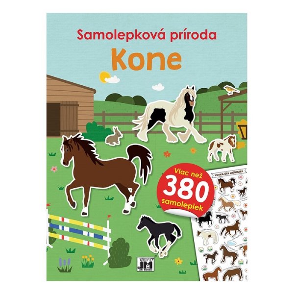Samolepková príroda Kone, 380+