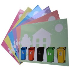 Školská magnetická hra Recyklujem, 81 ks