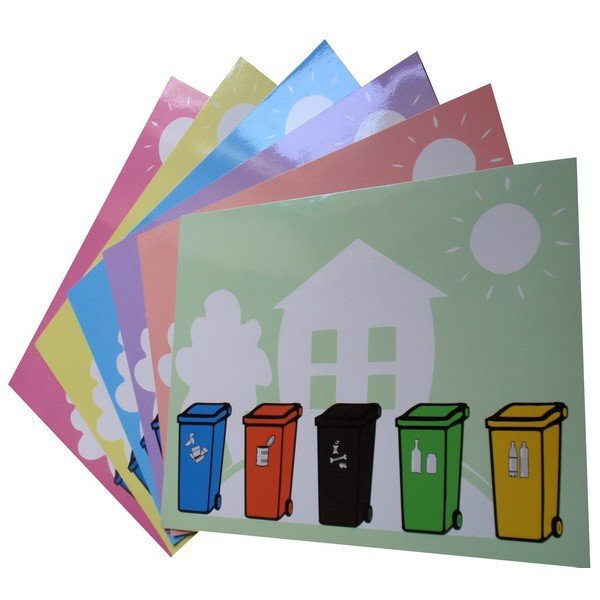 Školská magnetická hra Recyklujem, 81 ks