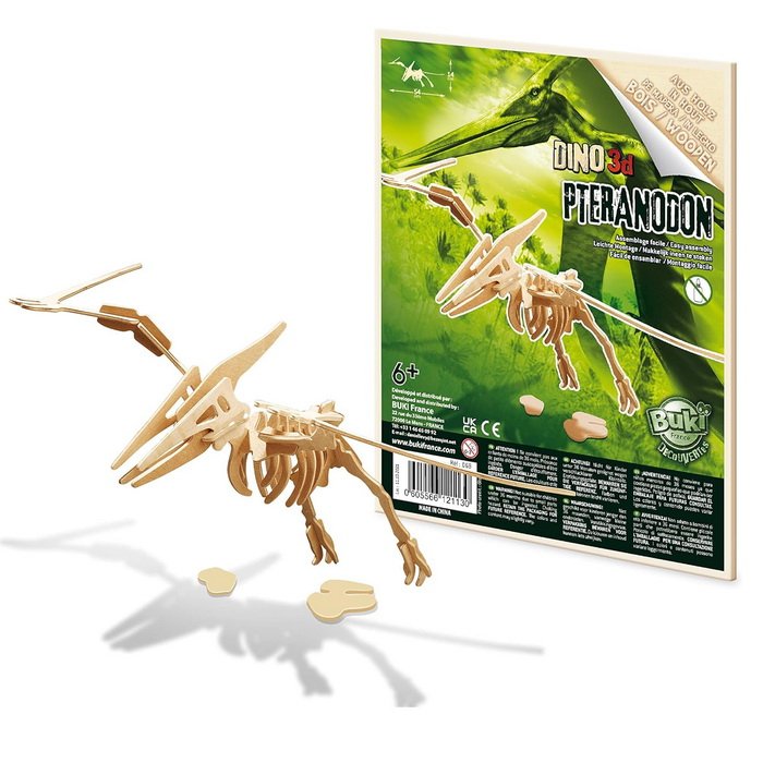Buki Drevená 3D stavebnica dinosaura, rôzne modely