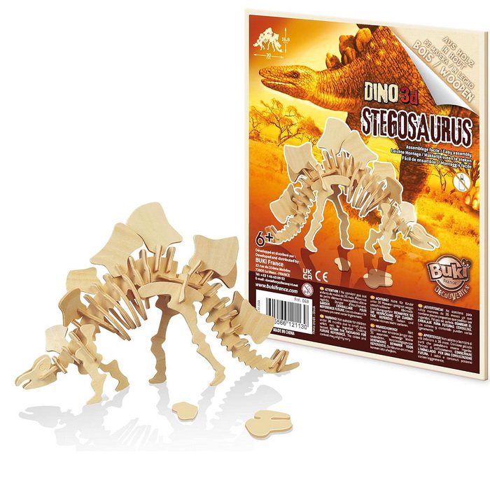 Buki Drevená 3D stavebnica dinosaura, rôzne modely