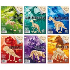 Buki Drevená 3D stavebnica dinosaura, rôzne modely