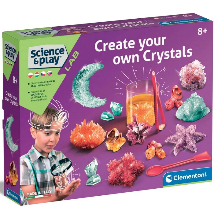 Clementoni Detské laboratórium Výroba trblietavých kryštálov