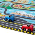 Melissa & Doug MAXI puzzle Cesta okolo sveta + 2 autíčka