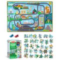 Melissa & Doug MAXI puzzle Cesta okolo sveta + 2 autíčka