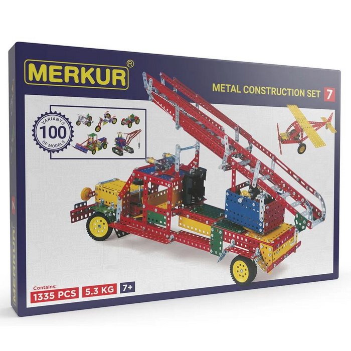 Merkur 007 stavebnica, 1335 ks, 100 modelov