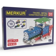Merkur 031 Železničné modely, 220 ks, 10 modelov