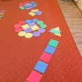 Školská pohybová sada Geometrické tvary, 40 ks