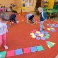 Školská pohybová sada Geometrické tvary, 40 ks