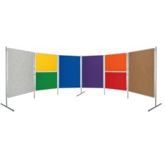 Zostava 8 textilných paravánov, výška 190 cm