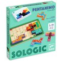 Djeco Sologic hlavolam Pentanimo, 60 rébusov
