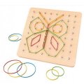 Tooky Toy Geoboard Obrázky z gumičiek