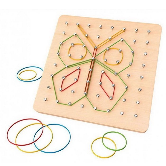 Tooky Toy Geoboard Obrázky z gumičiek