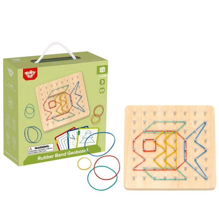 Tooky Toy Geoboard Obrázky z gumičiek
