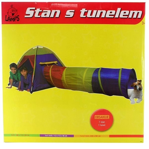 Domček s tunelom 180 cm