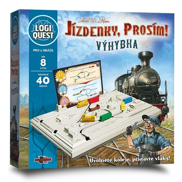 Jízdenky, prosím! Výhybka, 40 rébusov