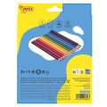 Jovi Drevené pastelky MAXI trojhranné, 12 ks