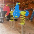 KBT Pružinová hojdačka Motorka HDPE essencials