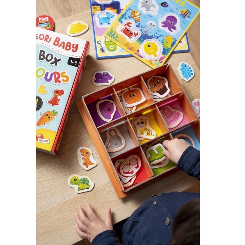 Lisciani Montessori Baby Krabička Farby