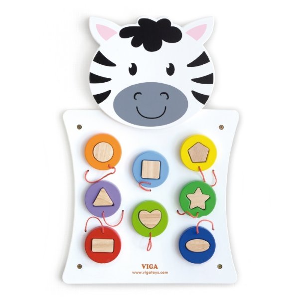 Nástenný manipulačný panel Zebra, 55 x 36 cm