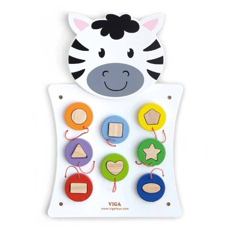 Nástenný manipulačný panel Zebra, 55 x 36 cm