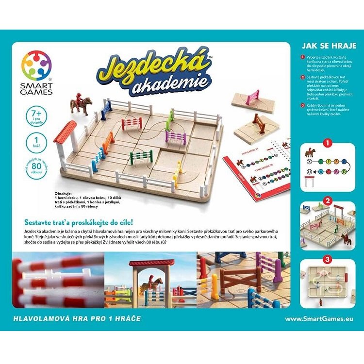 Smart Games Jazdecká akadémia, 80 rébusov