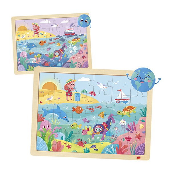Akros Puzzle Zachráňme planétu, 4v1