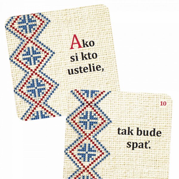 Albi Vedomostné pexeso Ľudové porekadlá
