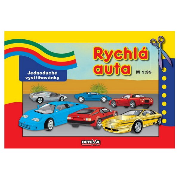 Vystrihovačka rýchle autá