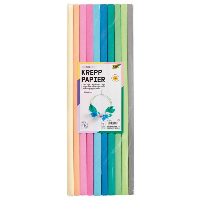 Folia Krepový papier Trend, 10 ks