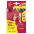 Jovi Plasticolor - dlhé pastelky guľaté 12 ks