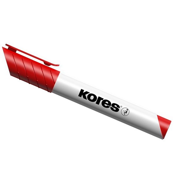 Kores Popisovač na biele a flipchartové tabule K-Marker červený 1-3 mm