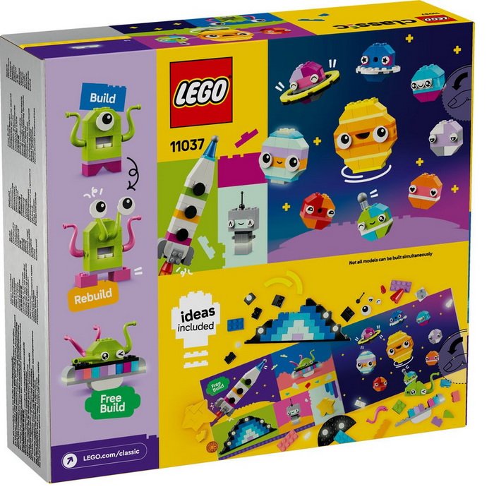 Lego Classic 11037 Tvorivé planéty, 450 ks