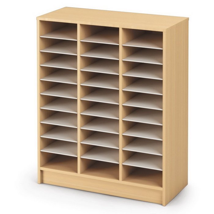 OPTIMA Polička s priečinkami, šírka 92 cm