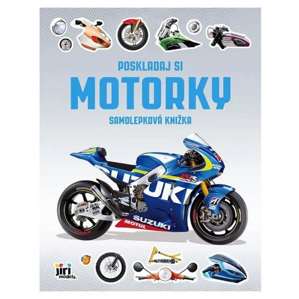 Samolepková knižka Poskladaj si motorky