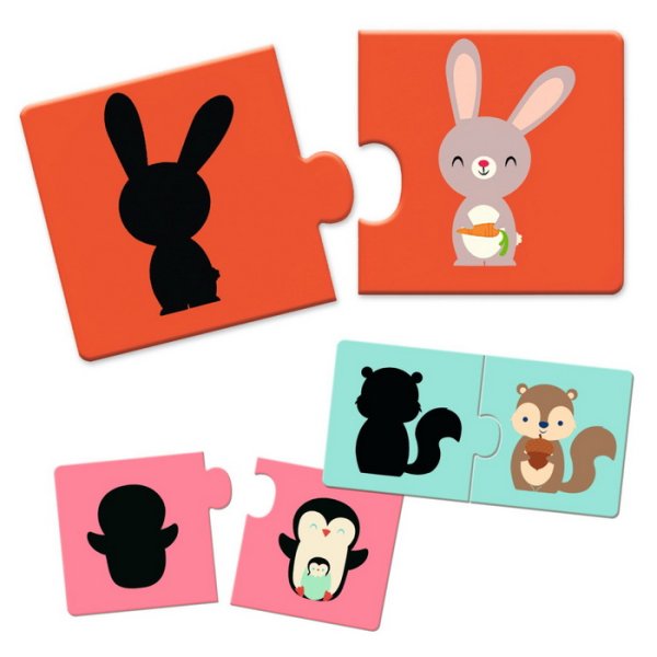 Djeco puzzle duo Tiene, 24 ks