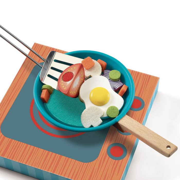 Djeco Varná doska s panvicou Cook & Scratch