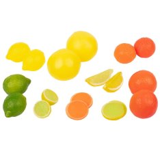 Makety citrusového ovocia, 18 ks