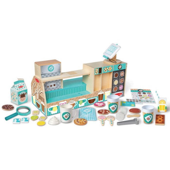 Melissa & Doug Drevená kaviareň Barista, 35 ks