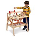Melissa & Doug Drevený pracovný stôl s náradím, 61 ks