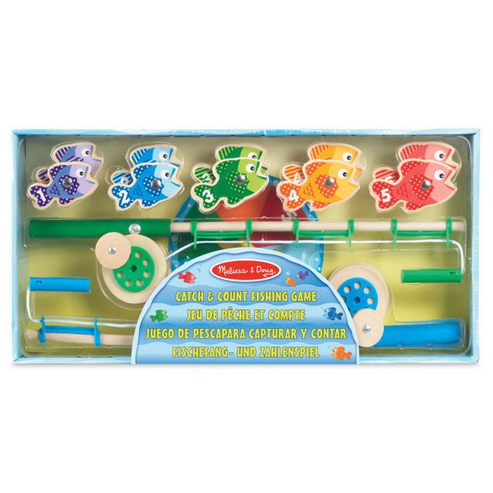 Melissa & Doug Magnetický lov rybičiek, 2 udice