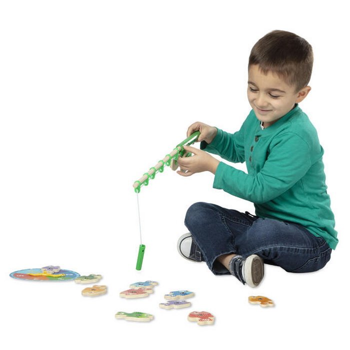 Melissa & Doug Magnetický lov rybičiek, 2 udice