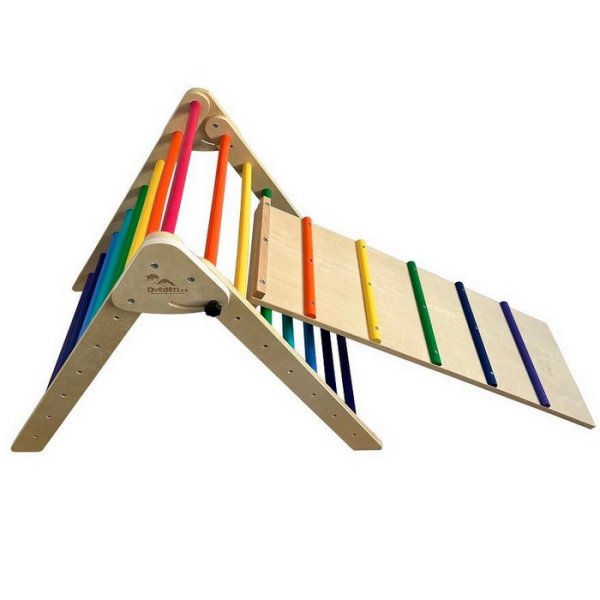 Piklerovej trojuholník s lezeckou doskou, 60 cm