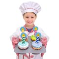 Melissa & Doug Drevený cupcake set, 25 dielov