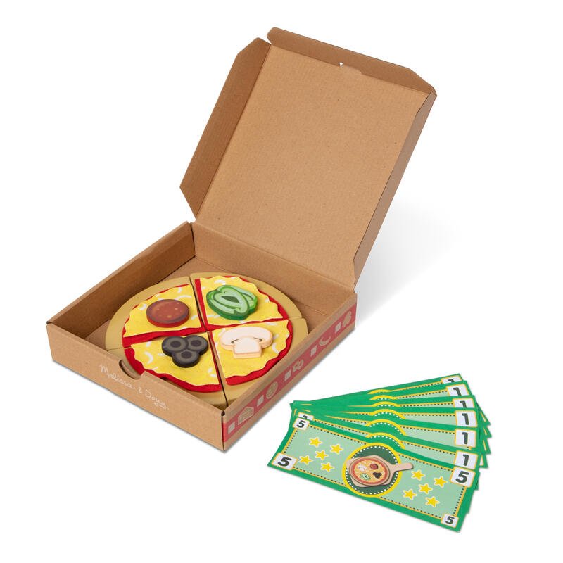 Melissa & Doug Drevený Pizza pult, 41 ks