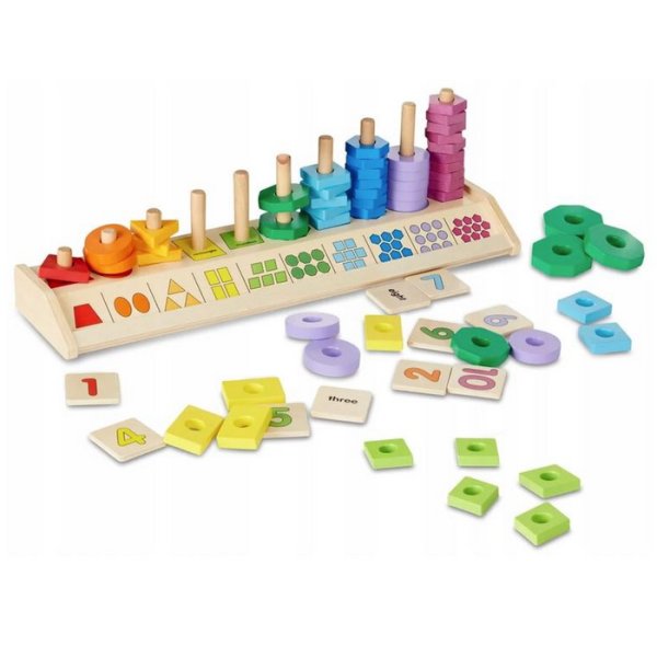 Melissa & Doug Tvary a čísla, 66 ks