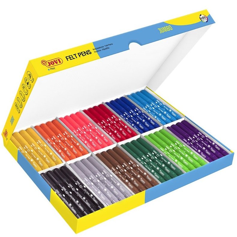 Školská sada Fixky hrubé Maxi, 96 ks