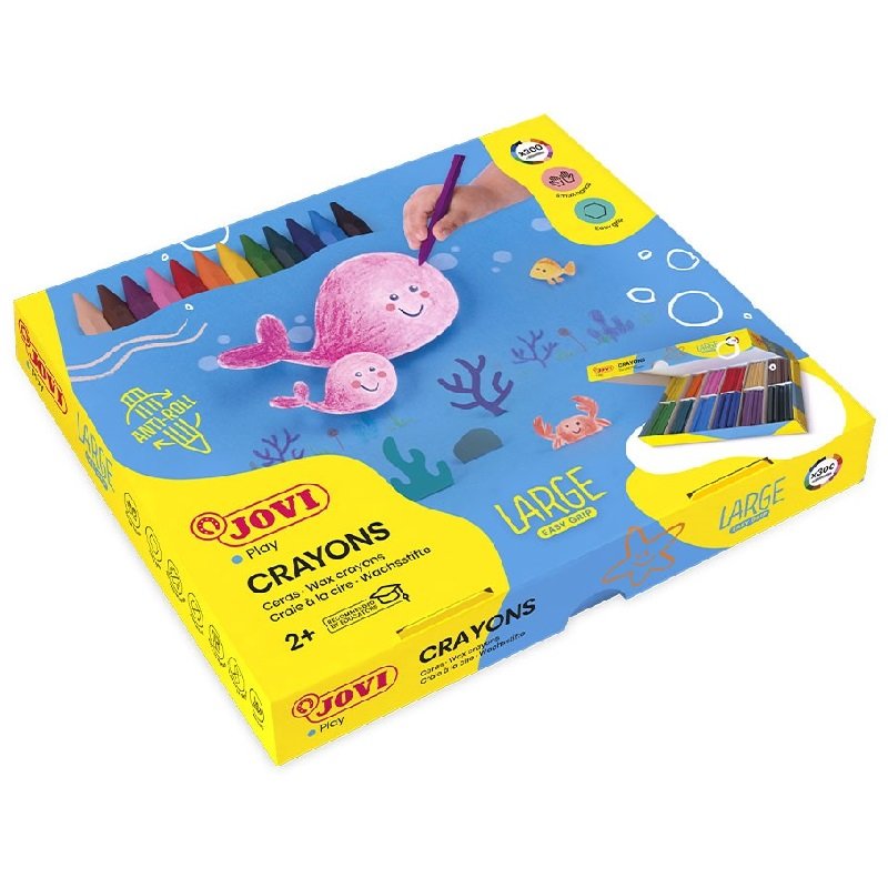 Školské balenie Jovi Plasticolor - dlhé pastelky šesťhranné 300 ks